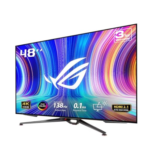 Amazon.co.jp: ASUS ROG Swift 48インチ 4K OLED ゲーミングモニター