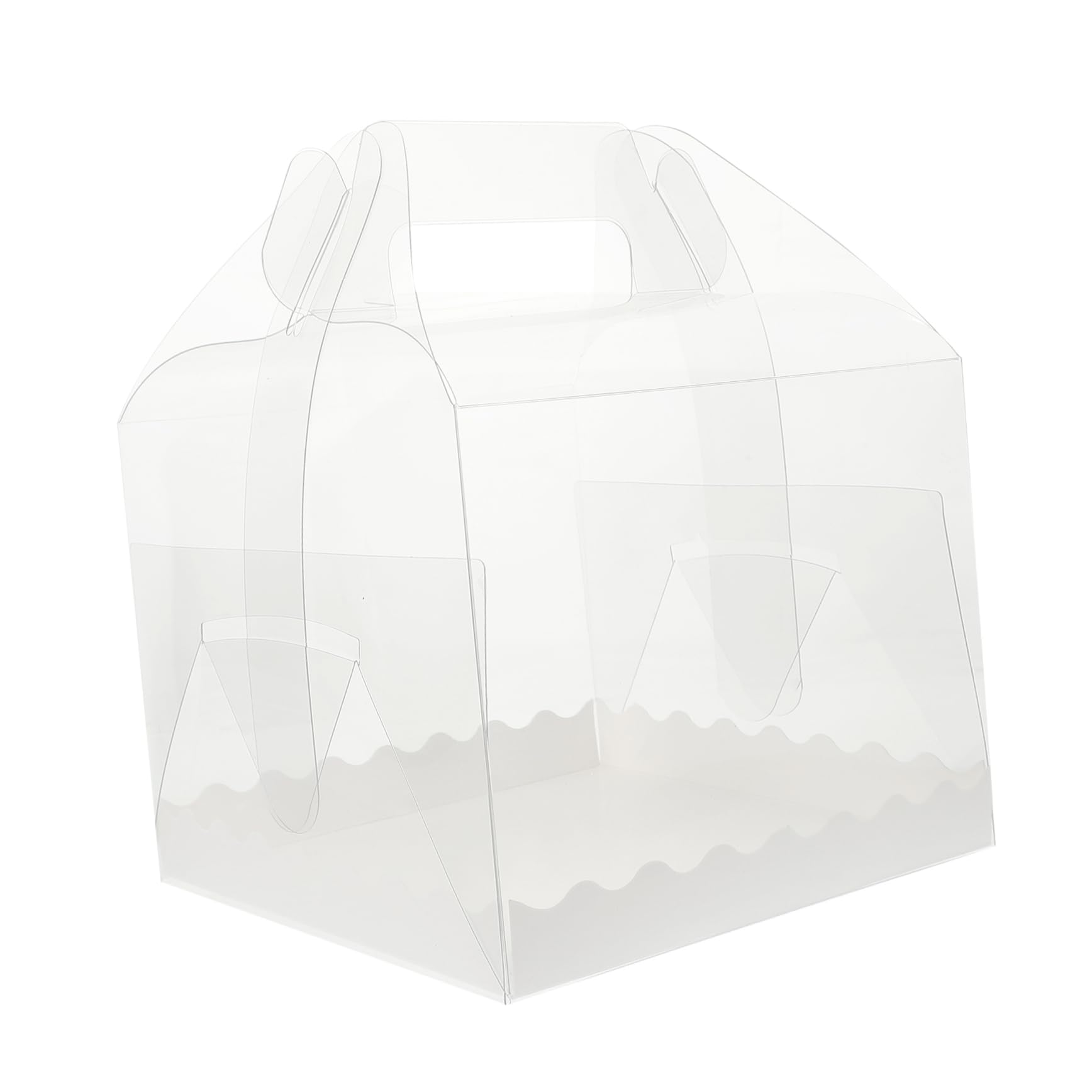 VINTORKY Tall Cake Box Set Lids Round Cake Containers 5 Inches for Desserts Party Home Use