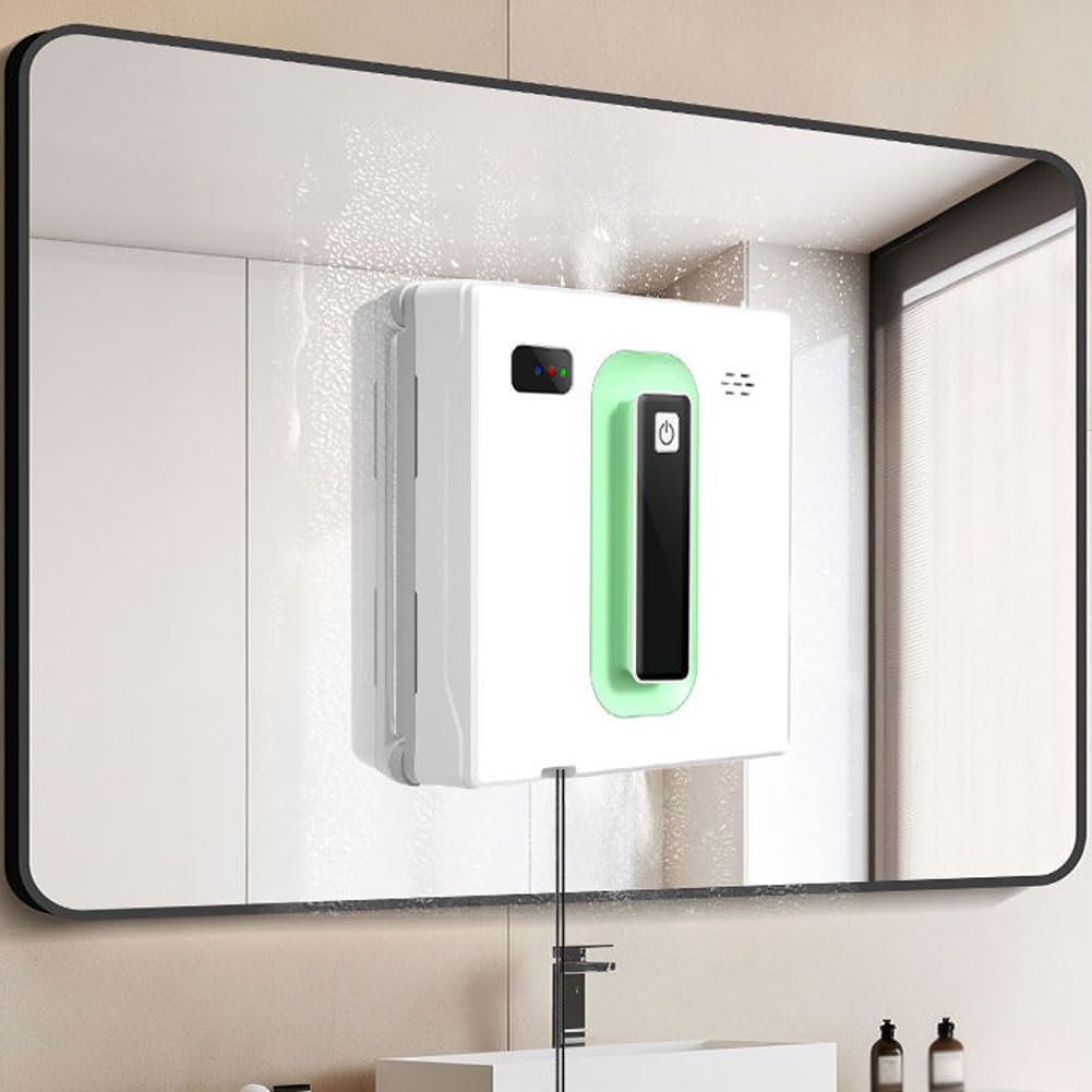 FHRKA 2500Pa Window Cleaning Robot Dual Auto-Spray Smart Window Cleaner,3000 Pa Powerful Suction Capability,Robot Window Cleaner