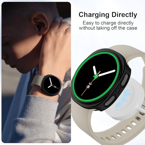 Fundas para Samsung Galaxy Watch 8 de 40mm con protector de pantalla 7