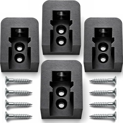Dubbs Hardware 1/4 Air Tool Holder Wall Mount - 4 Pack - Heavy Duty Pneumatic Tool Organizer - Air Compressor Accessory Rack for Workshop & Garage Storage - Secure Mounting with Screws