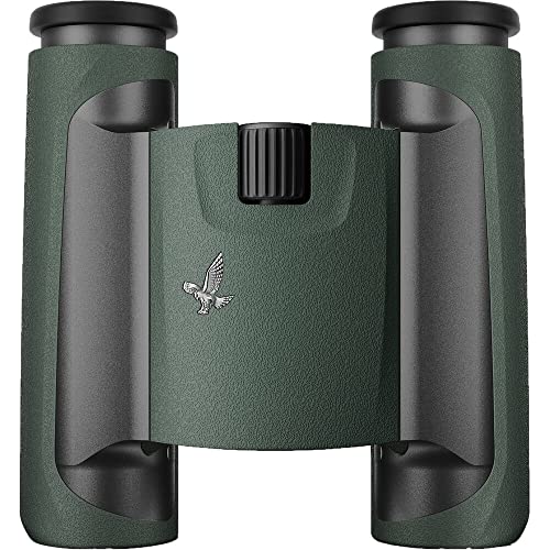 Swarovski 10X25 Cl Pocket Mountain Binoculars (Green, Wild Nature Accessory Package) + Padded Backpack + Flashlight + 6Ave Cleaning Kit #TOP3