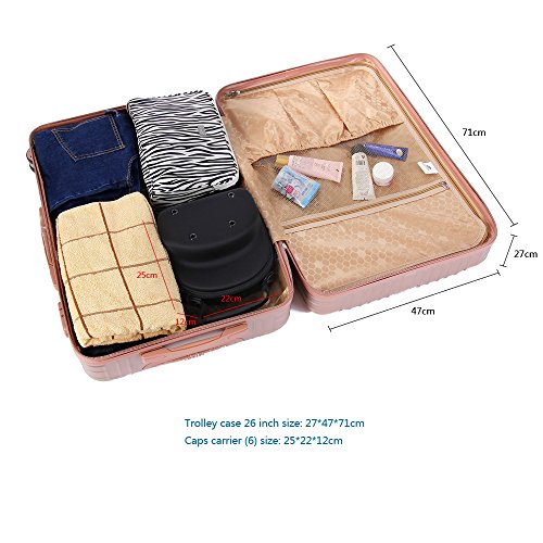 image for NEPPT Baseball Hat Cap Carrier Case Ball Caps Holder Storage Organizer