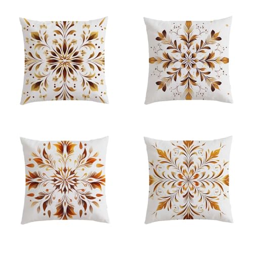 Housse coussin haut de gamme 70x70cm imprimé double face chic - 2