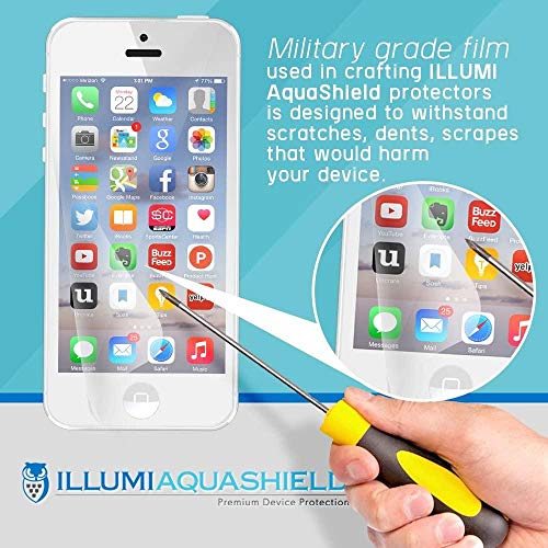 Illumi Aquashield Screen Protector Compatible With Apple Iphone 11 Pro (5.8 Inch) (Compatible With Cases + Camera Lens)(2-Pack) No-Bubble High Definition Clear Flexible Tpu Film #TOP3