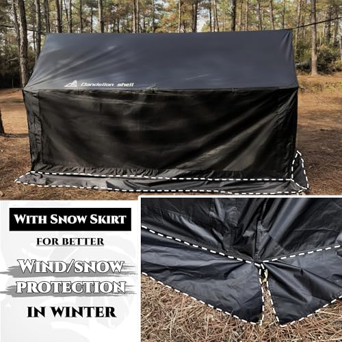 Carpa Hammock Hot Negra para 2-3 Personas con Estufa miniatura 4