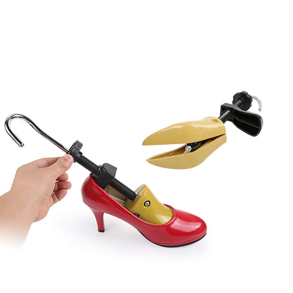 Schuhspanner 2 Teile/Pair breite 2 Way dehnen länge männer Frauen einstellbare Shaper Schuh träger 870 (Color : Natural, Size : Man L)