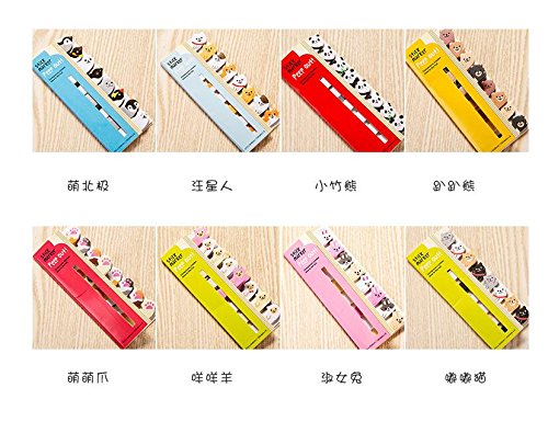 Fascola Funny Animals Sticker Bookmark Marker Memo Flags Index Tab Sticky Notes,Pack Of 8 #TOP2
