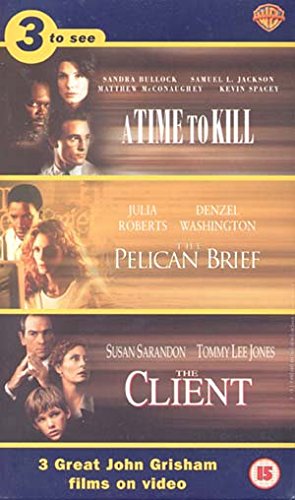 Grisham Pack: The Client, The Pelican Brief, A Time To Kill [VHS]
