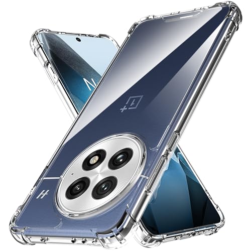 Anoowkoa for Oneplus 13 5G Case Clear（Anti Yellowing） Clear TPU & PC Cover Phone Case Military-Grade Shockproof.Ultra-Thin Drop-Proof and Ultra-Soft .for Oneplus 13