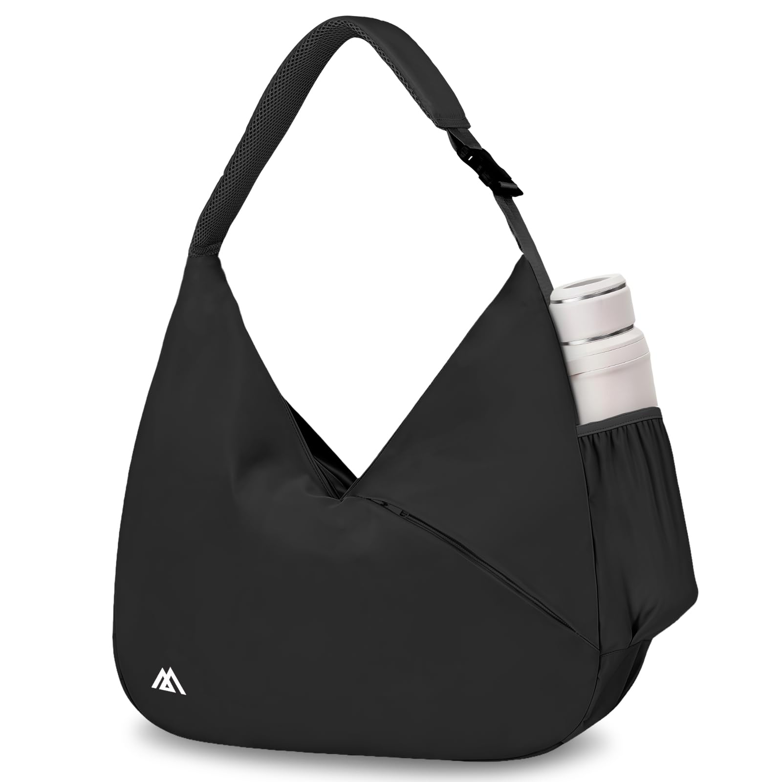 Flintronic Sportowa torba na siłownię, damska torba na matę do jogi, podróżna torba sportowa z przegrodą na buty i kieszenią na mokro, torba sportowa z ukrytym paskiem na matę do jogi, do uprawiania