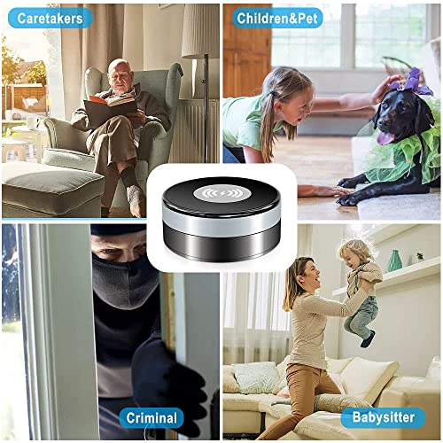 Fabde Hidden Spy Camera Wifi  In Wireless Phone Charger With 160° Viewing Angle,Wireless Secret Security Cameras,Nanny Cam Phone App,Hd 1080P,Motion Activated For Home Offices Store(2.4G&5G) #TOP5