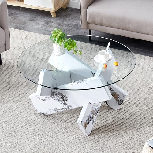 Luxury Marble Coffee Table Modern