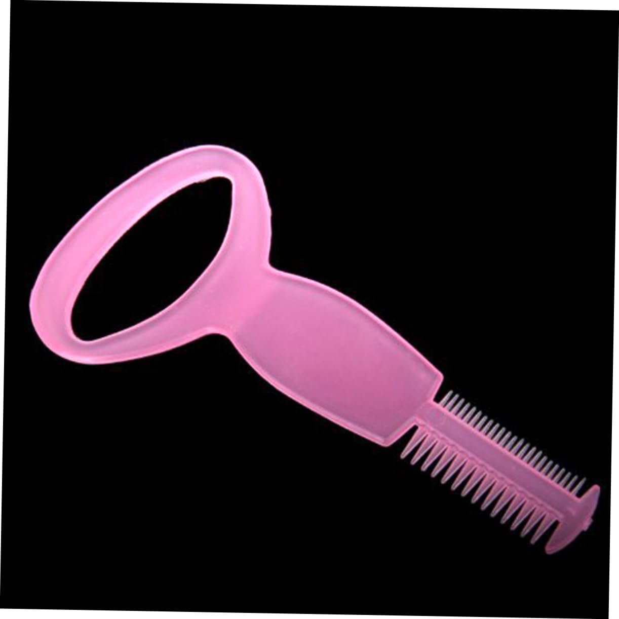 Baluue Hard Plastic Eyelash/Eyebrow Comb Mascara Applicator Shield Brow Spoolie Kit Random Color