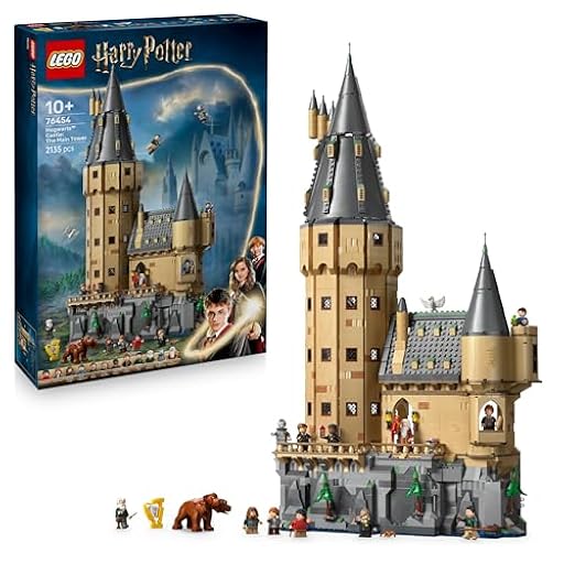 LEGO Harry Potter Castillo de Hogwarts: Torre Central - Castillo de Juguete con Cuarto de Llaves Voladoras y Ajedrez Mágico - 12 Minifiguras - Regalo para Niñas y Niños de 10+ Años 76454 | Ya disponible en tu tienda friki favorita! En mundofriki.es!