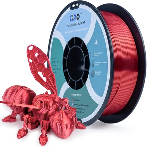 Filament ZIRO PLA Czerwony Jedwabny (RED SILK)