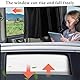 2 Stück Magnetisch Sonnenschutz Auto Seitenscheibe,Sonnenschutz Auto Baby,Car Shades,Auto Vorhang,Uv-Schutz,Mit 4 Klettverschluss,Passend Für Die Meisten Fahrzeuge