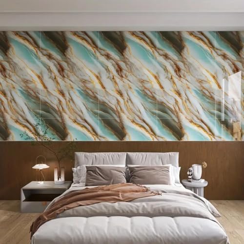 Image of OCEANSKY 3D Wallpaper PE Foam Self Adhesive Brick Design Wall Stickers, 4