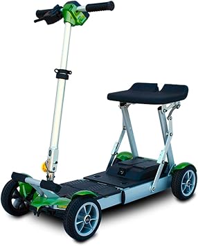 EV Rider Gypsy Folding Travel Mobility Scooter, Green