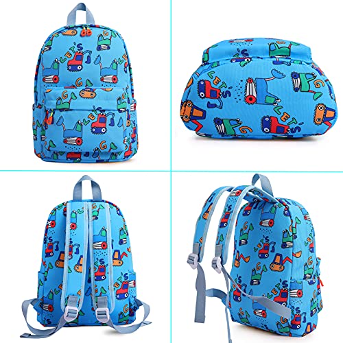 Image of Zicac Toddler Backpack for Boys Girls 12 inch Mini Kids Backpack for School & Travel, Preschool Kindergarten Cartoon Daypack