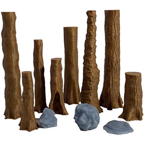 Extruded Gaming Redwood Trees Set 1 Cover