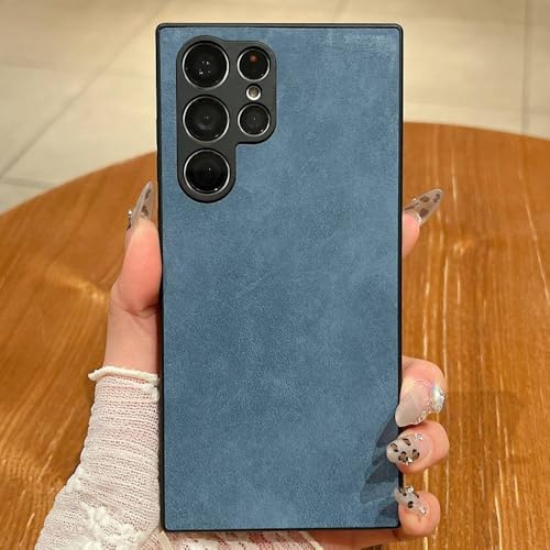 Étui en cuir bleu pour Samsung A25 le choix de la sécurité