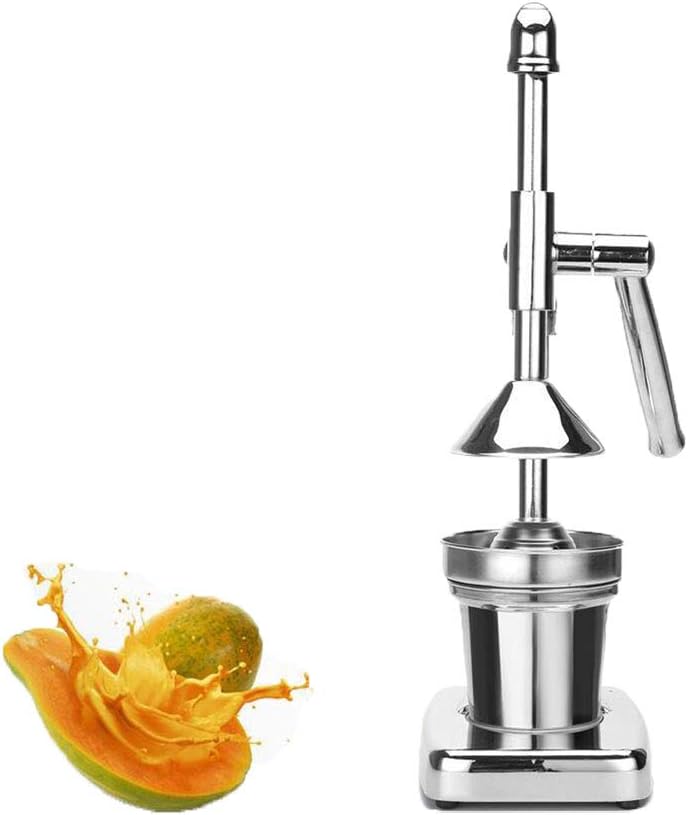 YUEWO Orange Stainless Steel Manual Lemon Juicer Pomegranate Juicer Hand Press Citrus Juicer Commercial Grade Citrus Professional