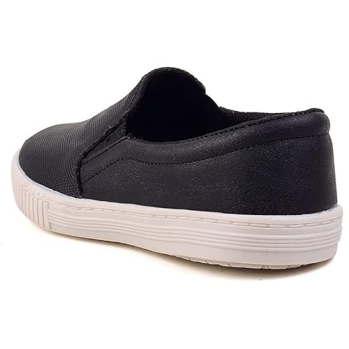 Sapatilha Infantil Tenis Calce Facil Meninos Casual Light Cor:Preto;Tamanho:34