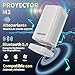 Imagen de Mini Proyector [Built-in Apps & Auto Focus] Support 4K 1080P 2026 Upgraded Proyector Portátil Auto Keystone y 90° Rotable con WiFi 6 Bluetooth 5