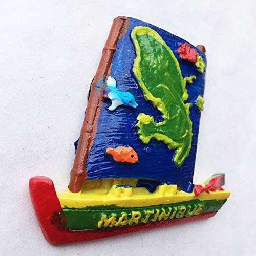 Calamita frigo collage Martinica: simpatico regalo souvenir da