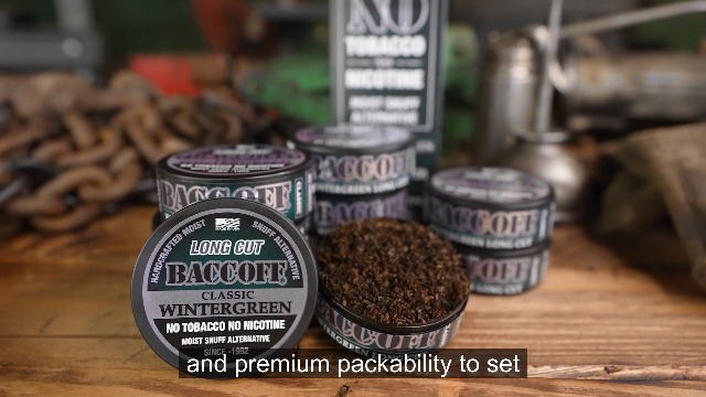 Amazon.com: BaccOff, Classic Wintergreen Long Cut, Premium Tobacco