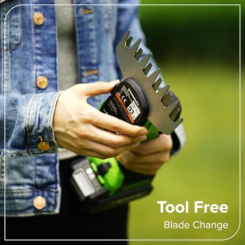 Image of Greenworks 24V Cordless Shear Shrubber, 1.5Ah USB Battery and Charger Included