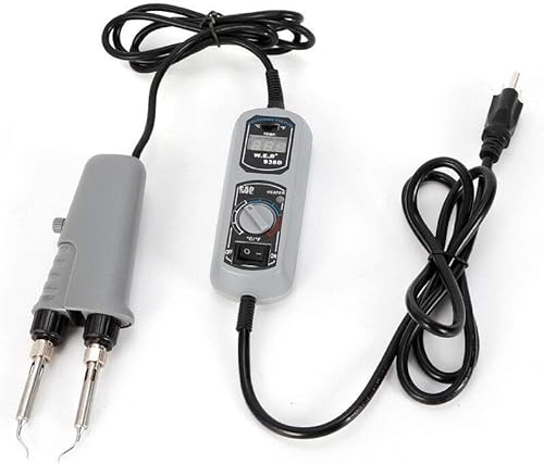 Miniatura 6 de LOYALHEARTDY Kit de estación de soldador, WEP 938D 110V desoldar pinzas calientes mini estación de soldador para BGA SMD