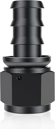 Miniatura 21 de 6AN - Manguera giratoria de bloqueo recto para manguera de empuje/bloqueo, kit de enfriador de combustible, línea de aceite de goma, adaptador