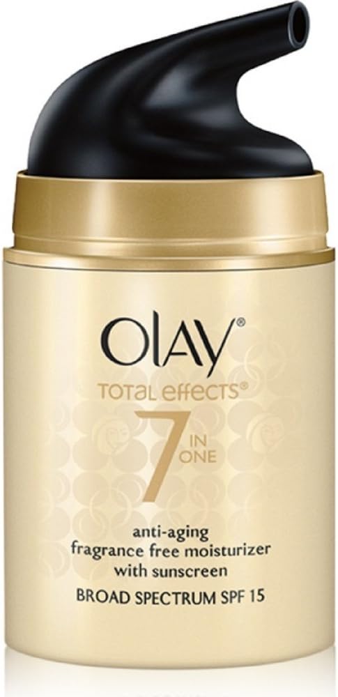 Total Effects 7-in-1 Anti-Aging Face Moisturizer with SPF 15, Fragrance-Free 1.7 oz ( Pack of 3)