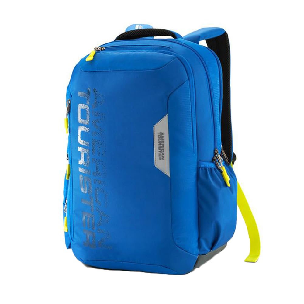 Buy American Tourister Brett Polyester Unisex Laptop Backpack (BLUE