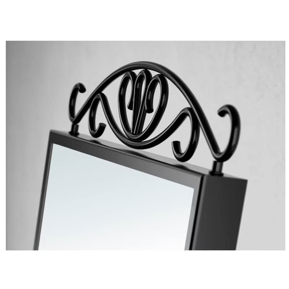 Ikea KARMSUND Turnable Table Mirror with Small Tray Under The Mirror for Jewellery Items, Small Beauty Items 3