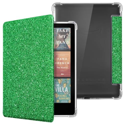 Image of CoBak Case for 7 inch Ereader - New PU Leather Cover and Clear Soft Silicone Back Cover with Auto Sleep Wake Feature