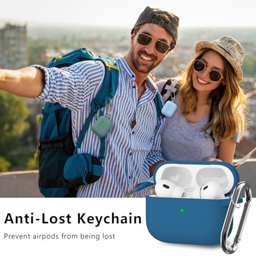 Image of Ljusmicker for AirPods Pro Case Cover with Cleaner Kit,Cobalt Blue