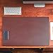 Dacasso Pad Without Side Rails Luxury Leather Blotter for Writing-Executive Desk Surface Protector, 30” x 19”, Chocolate Brown