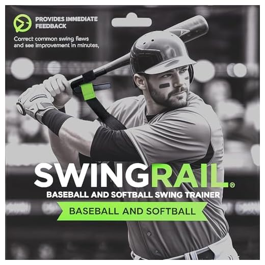 SWINGRAIL Baseball/Softball Swing Trainer Aid - Equipment for Batting and Hitting