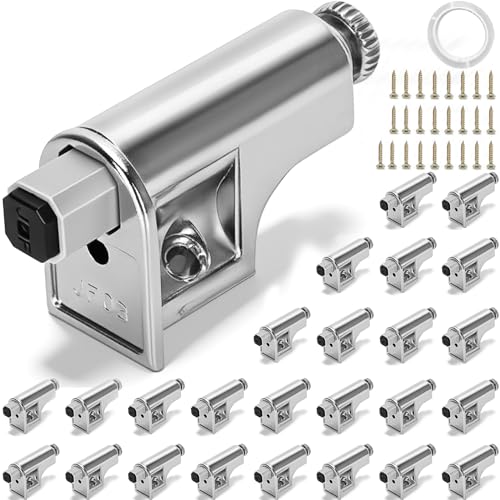 25 Pcs Soft Close Damper for Cabinet Doors/Wardrobe/Kitchen/Bookcase