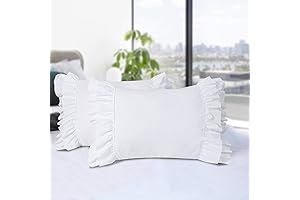 Frilly Pillowcases Enhance Bedroom Elegance