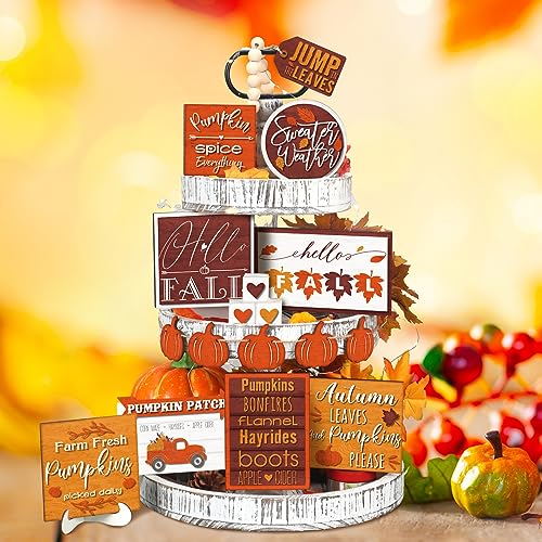 Blocs à épices décoratifs et citrouilles pour centre de table