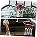 KITANDOVE 2-Piece Basketball Hoop Net Kit Training Basketball Accessories Woven Nylon Net for Parks Campuses Community Courts