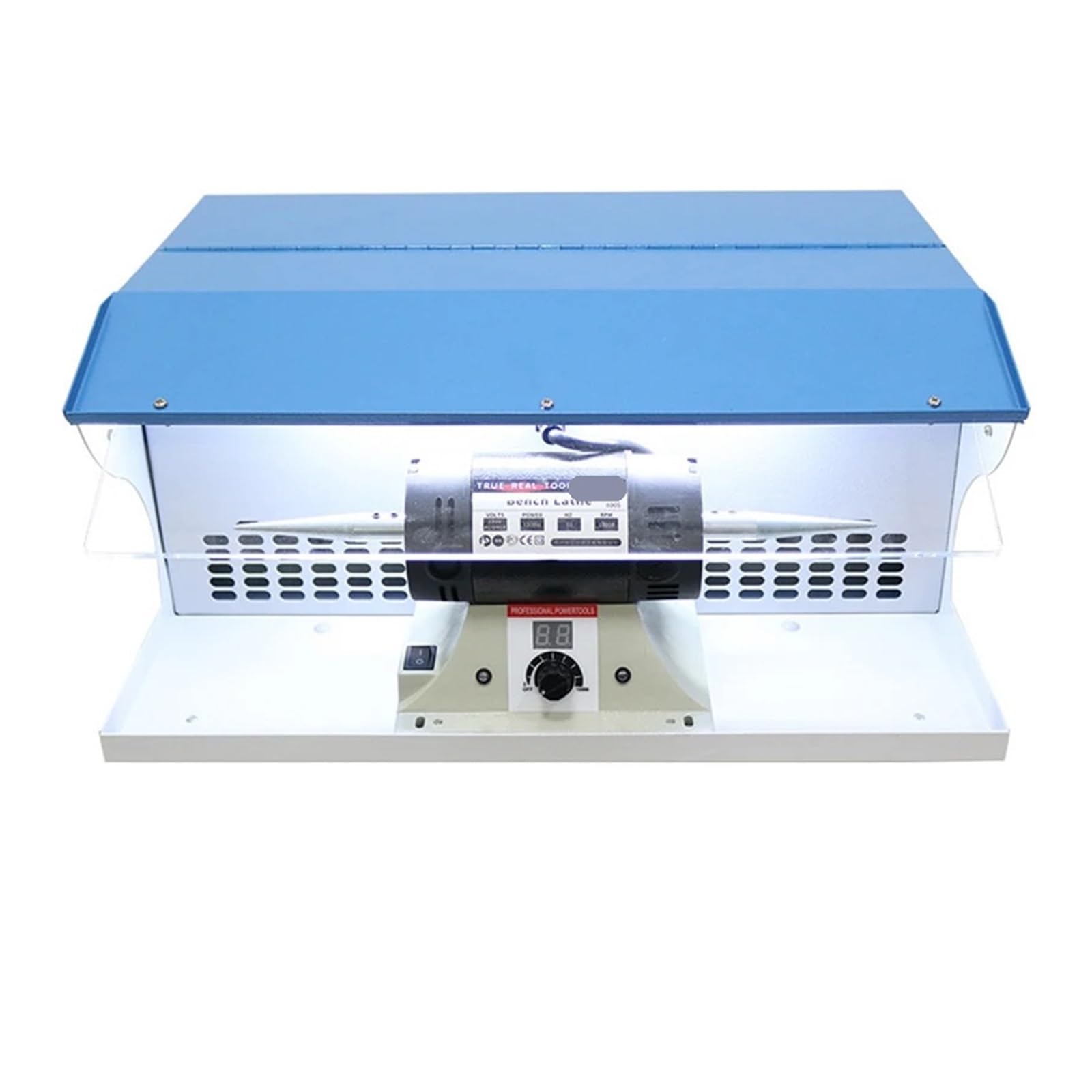 Ewsdsfs One Color 1200W Polishing Machine With Dust Collector Grinding Motor Bench Grinder Polisher For Jewelry