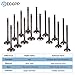 ECCPP Engine Intake Exhaust Valves Kit Replacement for 1996-2011 for Hyundai Accent for Kia Rio 1.5L 1.6L DOHC 16v 16Pcs 10813, 13047 I3468, E3463 Intake Valve