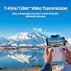 Dron Mini Skyrover S1 con Cámara, Video 4K/60fps, Fotos 8K/48MP | 40 Min de Vuelo, Transmisión de 12 km, Evitación de Obstáculos Frontal, Seguimiento Automático, Estabilización de 3 Ejes, Menos de 249g 5