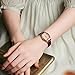 Brown Leather Band Watch for Women - Small Wrist Vintage Style for Lady - Fashion Women Watch
