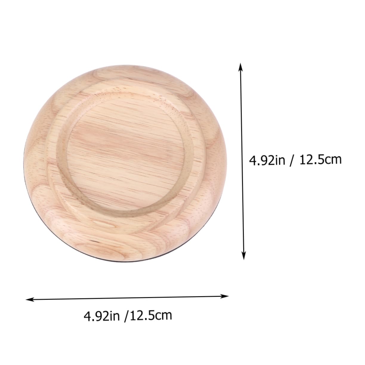 OFFSCH Piano Caster Cups 3pcs Anti-slip Soundproof Wooden Piano Mats for Protection